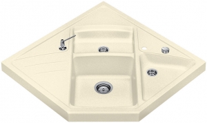 Blancomodus-M 90 Silgranit PuraDur 2, Farbe jasmin, 513250