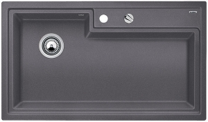 Blancoplenta Silgranit PuraDur 2, Farbe felsgrau, 518904