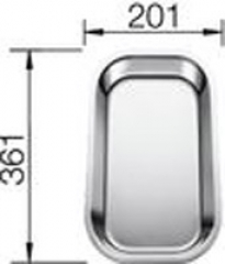 BLANCO Multi-Depotschale aus Edelstahl, 220145