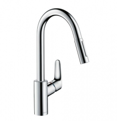 hansgrohe Focus E4, edelstahlfinish, Hochdruck, 5026090