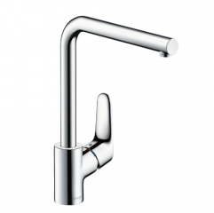 hansgrohe Focus L1, edelstahlfinish, Hochdruck, 5026088