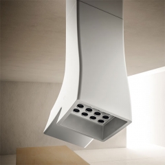 Elica Ye WH/A/66 Inselhaube weiss, PRF0098375. Mit 5 Jahren Garantie!