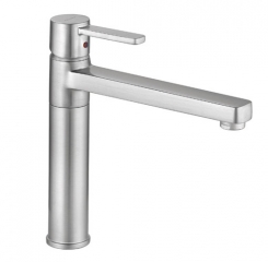 Kludi Zenta 1, Festauslauf, Hochdruck, edelstahlfinish, L64264