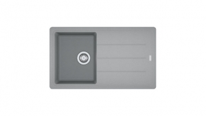 Franke Basis BFG 611-86 Fragranit DuraKleen Plus Farbe Steingrau, 114.0336.936