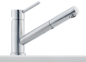 Franke TAROS Edelstahl Zugauslauf, Hochdruck, 115.0047.987