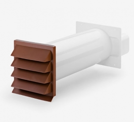 Naber COMPAIR K-Klima-R flow 150 Mauerkasten, braun, 4044051