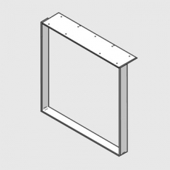 Naber Tablon Kufe fr Ansatztisch, Edelstahl, 3033088