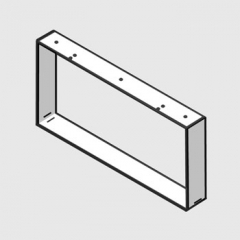 Naber Tablon Kufe fr Sideboard, chrom, 390 mm, 3033079