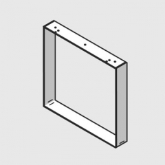 Naber Tablon Kufe fr Bank, chrom, 3033080