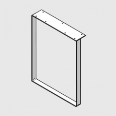 Naber Tablon Kufe fr Anrichttisch (Arbeitsplattenhhe), chrom, 3033081