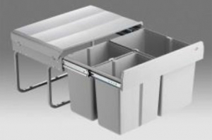 Wesco Sorter Trio-Shorty, alugrau, 3-fach, R24676