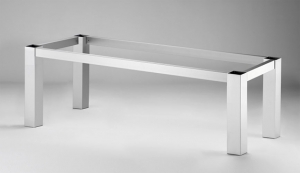 Naber Tablon Bankgestell 80, Alu-Optik, 1460 x 430, 3032031