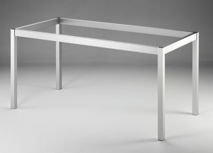 Naber Tablon Tischgestell 40 edelstahlfarbig, 1960 x 710, 3032041