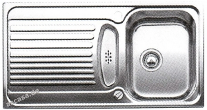 Blancotoga 5 S Edelstahl Naturfinish, Becken reversibel, ohne Resteschale, 516998