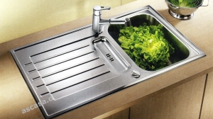 Blancozia 45 S Edelstahl Brstfinish, Becken reversibel, 514614