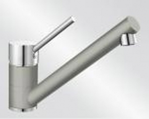 BLANCOANTAS Silgranit-Look Niederdruck, 2-farbig, Farbe perlgrau/chrom, 520732