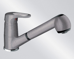 BLANCOWEGA-S Silgranit-Look, Hochdruck, Farbe alumetallic, 512038