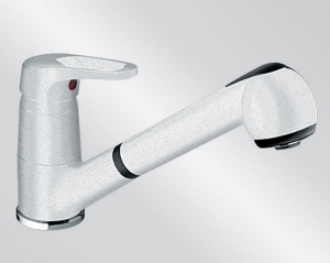 BLANCOWEGA-S Silgranit-Look, Hochdruck, Farbe silgranitweiss, 512039