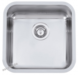 Reginox IB4040-CC (316) ohne berlauf, als Auflagesple, flchenbndige Sple und Unterbausple einbaubar