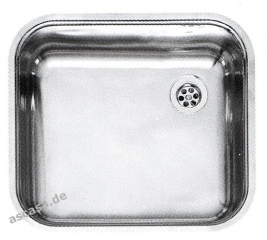 Reginox L18 4035 VP-CC 10 cm tief (304) ohne berlauf, als Auflagesple, flchenbndige Sple und Unterbausple einbaubar