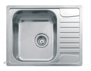 Reginox Admiral 40-CC (304) ohne berlauf, als Auflagesple und flchenbndige Sple einbaubar