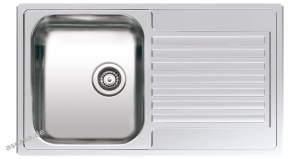 Reginox Centurio 10-CC (304) ohne berlauf, als Auflagesple und flchenbndige Sple einbaubar