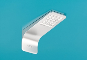 LUMICA Ledray 1 LED ohne Schalter, edelstahlfarbig