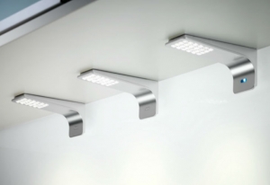 LUMICA Ledray 1 LED Set mit LED Touch Schalter u. Dimmer, edelstahlfarbig