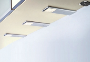 LUMICA Intorno L Farbwechsel LED Set mit LED Touch Schalter u. Dimmer, edelstahlfarbig