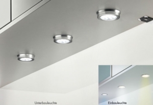 LUMICA Nova Farbwechsel LED Set mit LED Touch Schalter u. Dimmer, edelstahlfarbig