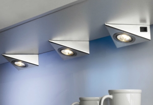 LUMICA Triplo Set mit Schalter, Edelstahl