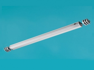 LUMICA Leger 2 LED mit Sensor Schalter, edelstahlfarbig