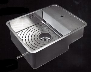 Reginox Niagara inklusive Tropfgitter, Becken links, als Auflagesple, flchenbndige Sple und Unterbausple einbaubar