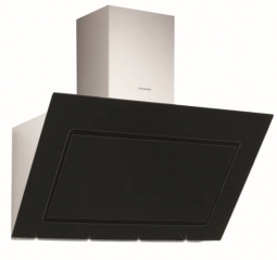 Silverline Pegasus Premium 80 cm PGW 894 S Edelstahl-Schwarzglas. Mit 5 Jahren Garantie!