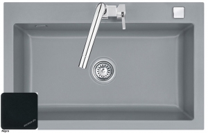 Systemceram KeraDomo MERA 80, Farbe Nigra, mit 5 Jahren Garantie