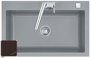 Systemceram KeraDomo MERA 80 F, Farbe Siena, mit 5 Jahren Garantie