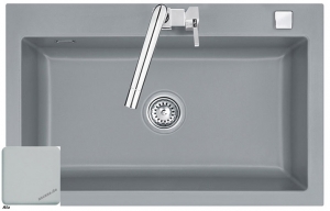 Systemceram KeraDomo MERA 80 F, Farbe Alu, mit 5 Jahren Garantie