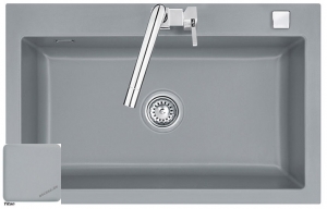 Systemceram KeraDomo MERA 80 F, Farbe Titan, mit 5 Jahren Garantie