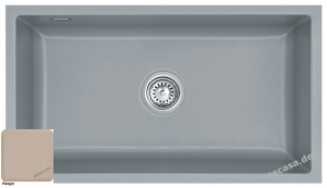 Systemceram KeraDomo MERA 80 U, Farbe Fango, mit 5 Jahren Garantie