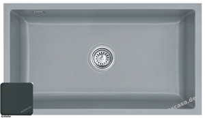 Systemceram KeraDomo MERA 80 U, Farbe Schiefer, mit 5 Jahren Garantie