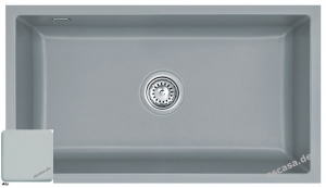 Systemceram KeraDomo MERA 80 U/g, geschliffene Oberseite, Farbe Alu, mit 5 Jahren Garantie