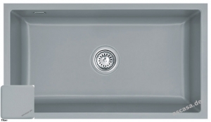 Systemceram KeraDomo MERA 80 U/g, geschliffene Oberseite, Farbe Titan, mit 5 Jahren Garantie