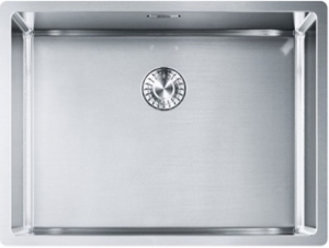 Franke Box BXX 110-50 / BXX 210-50 Einbausple - SlimTop, Druckknopf rund, 127.0375.273