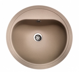 Reginox Atlantis, Regi-Color, farbiger Edelstahlwaschtisch mit granithnlicher Oberflche, Farbe sand, Sahara Sand, B3038LZA02NDS