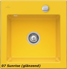 Villeroy & Boch Subway 50 S flat, Farbe 07 Sunrise, Premiumline