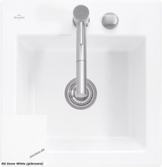 Villeroy & Boch Subway 50 S flat, Farbe KG Snow white, Premiumline