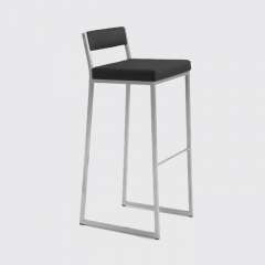 Naber Tablon Sassetta 3, Hocker in 10 Farbvarianten erhltlich, Gestell edelstahlfarbig