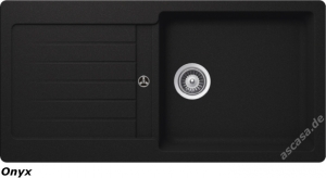 Schock Typos D-100 L A Einbau/Auflage, Onyx