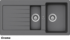 Schock Typos D-150 U Unterbau, INKLUSIVE RESTESCHALE, Croma