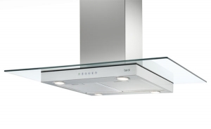 BEST Tau IS HF Inselhaube Edelstahl und Glas, 90 cm, EEK: A, 07L08300, BHS96750AA